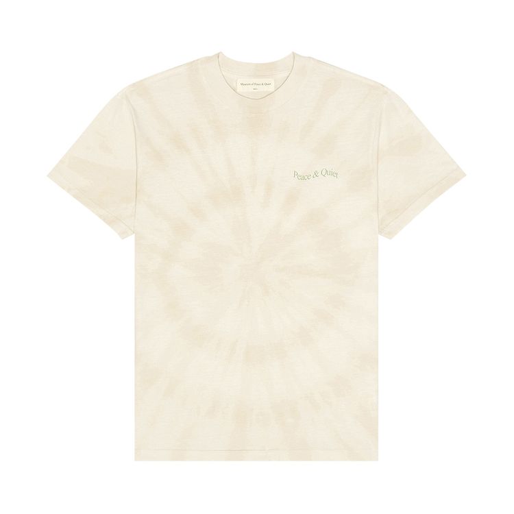 

Футболка с надписью «Музей мира и тишины» в стиле тай-дай Museum of Peace & Quiet, белый