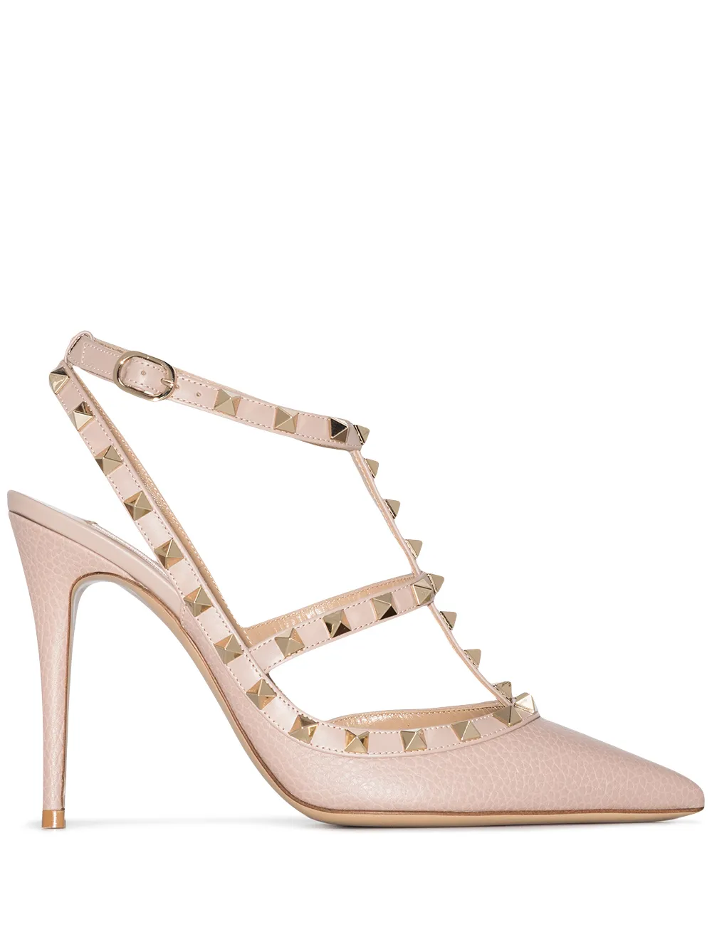 Туфли Rockstud 10 VALENTINO GARAVANI, нейтральный
