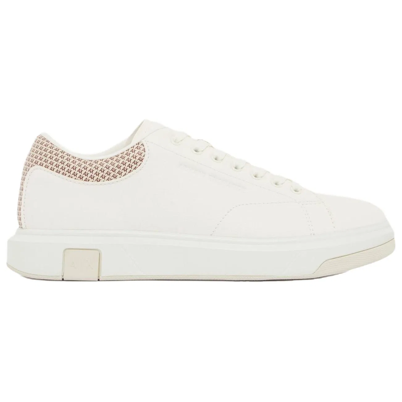 Кроссовки скейтбордические низкие ARMANI EXCHANGE Cream White — фото 3