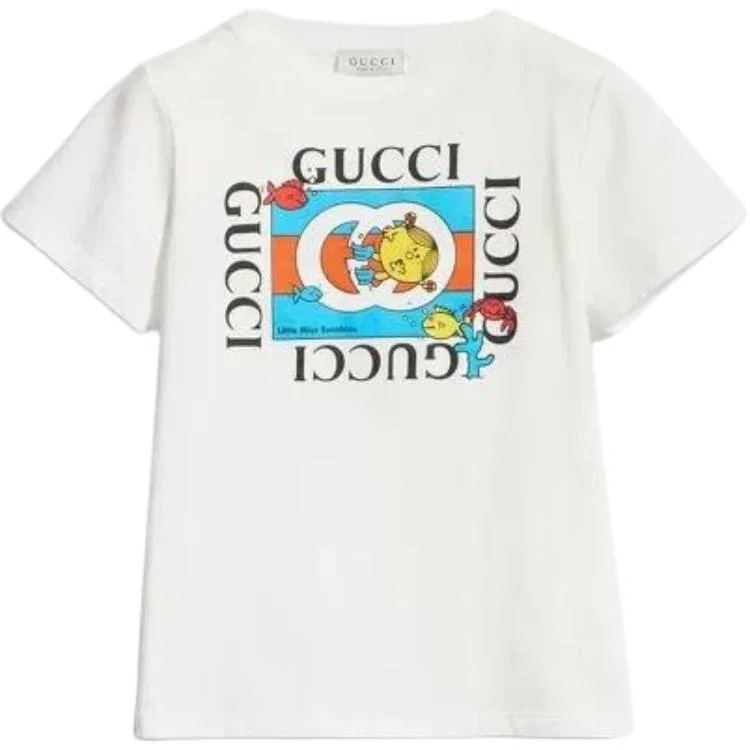 Футболка детская GUCCI Crew Neck белая