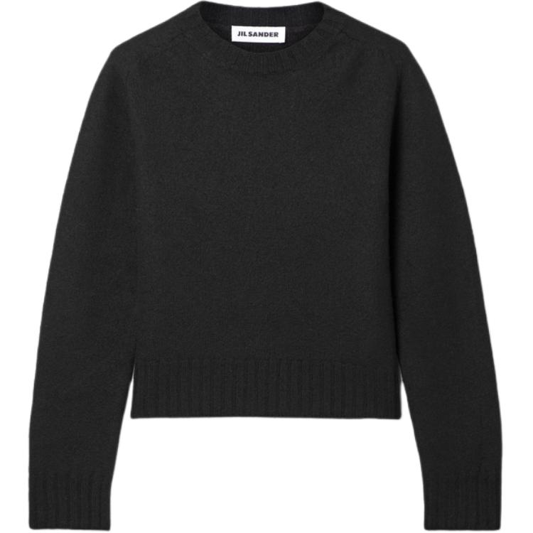 

JIL SANDER Свитер женский черный с круглым вырезом Moderate Others