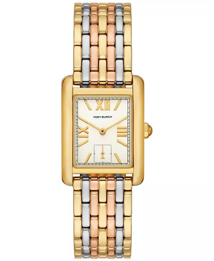 

Женские часы The Eleanor Tri-Tone с браслетом из нержавеющей стали, 25 мм Tory Burch