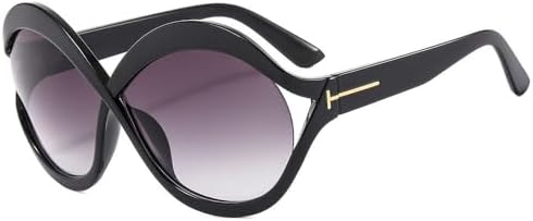 

Новые солнцезащитные очки в круглой оправе большого размера для женщин, модные солнцезащитные очки для активного отдыха и путешествий, защита от ультрафиолета UV400 (2026 год) generic, A1