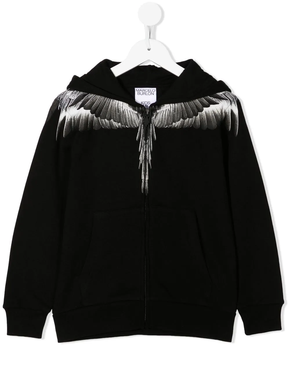

Толстовка Icon Wings на молнии Marcelo Burlon County Of Milan Kids, черный