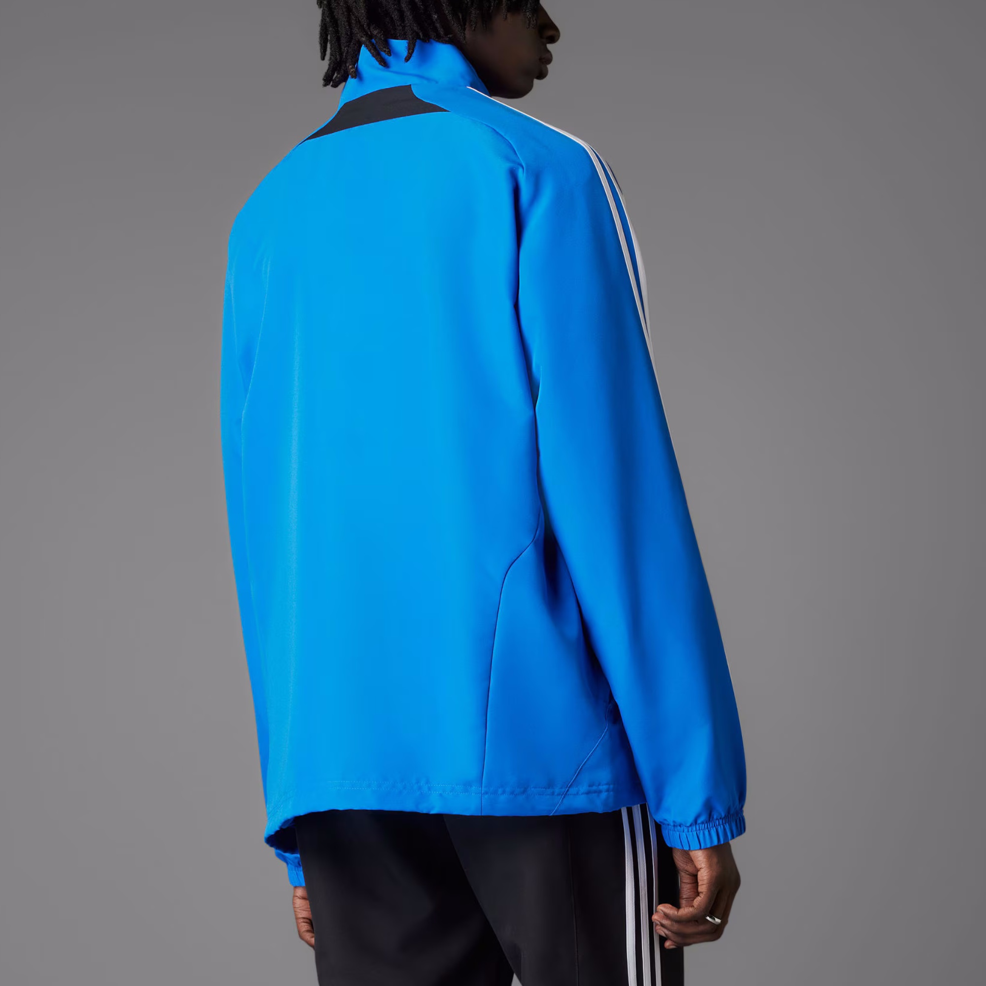 Adidas Куртка Manchester United UBP TOP мужская синяя, Blue — фото 4