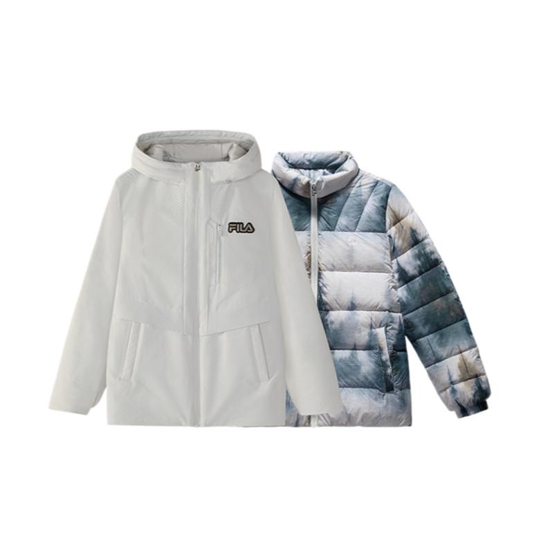Пуховик Time Gray для подростков FILA KIDS, серый — фото 3