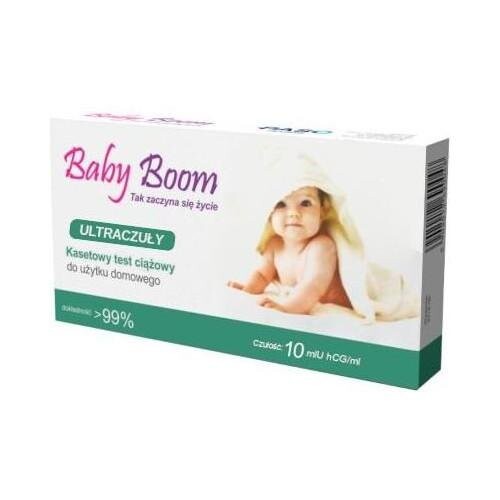 

Сверхчувствительный кассетный тест на беременность Baby Boom, 1 шт. Inna