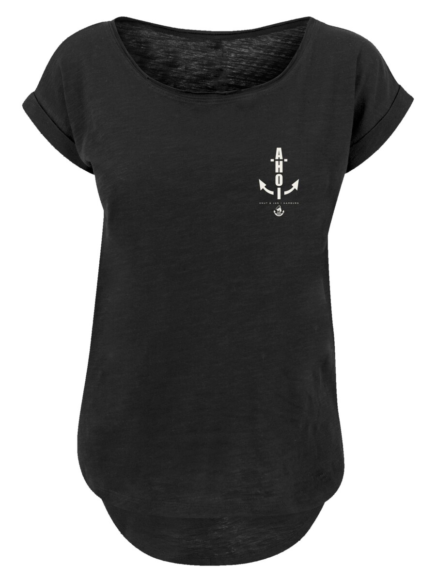 

Футболка F4NT4STIC Shirt Ahoi Anker Knut & Jan Hamburg, черный