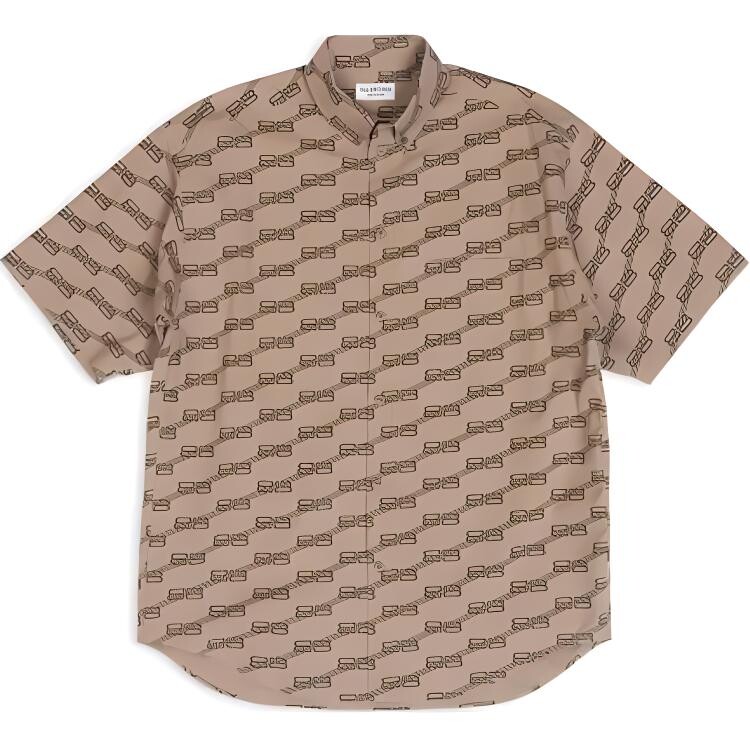 

Рубашка женская коричневая Balenciaga