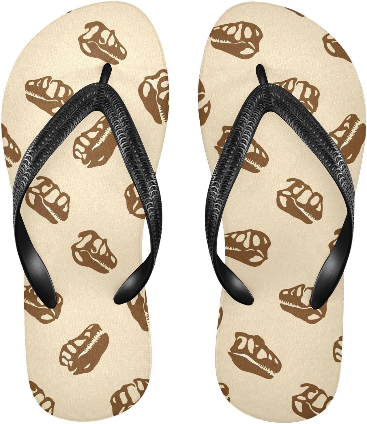 

Летние пляжные шлепанцы с черепом динозавра, для женщин и мужчин, для душа 2301635 Kfbe, Dino