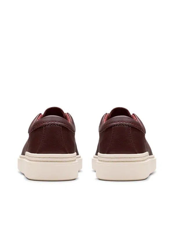 Кроссовки Clarks, brown leather g, коричневая кожа — фото 3