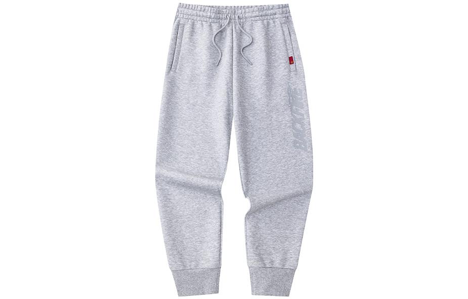 

Трикотажные спортивные брюки Anta Basketball Collection, мужские, серые, цвет "меланжевый", Gray Heather Gray