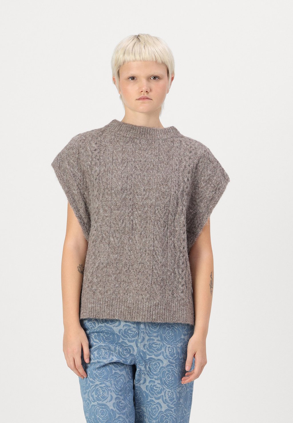 

Базовая футболка PCNOSIE PONCHO Pieces, коричневый