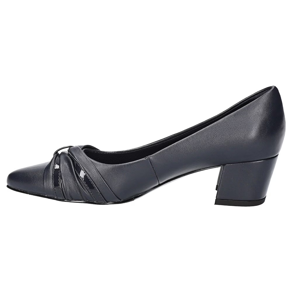 Туфли на каблуке Millie Easy Street, navy synthetic — фото 4