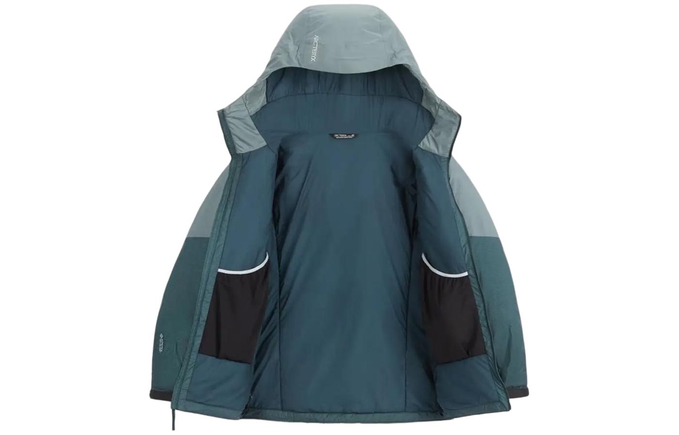 Женская утепленная пуховая куртка RUSH Arcteryx, Лабиринт Грин — фото 2