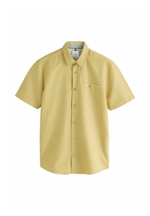 Рубашка с коротким рукавом и отделкой Next, Ochre Yellow