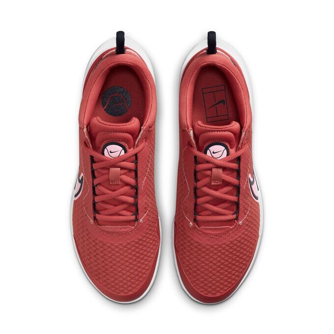 Теннисные туфли, зум, корт, воздушный зум Nike, розовый — фото 4