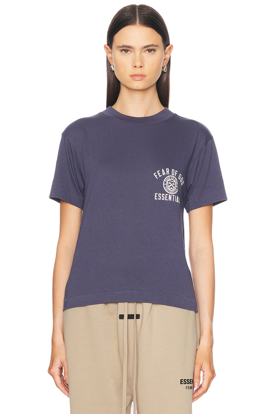 

Футболка с круглым вырезом Fear Of God Essentials, Marine