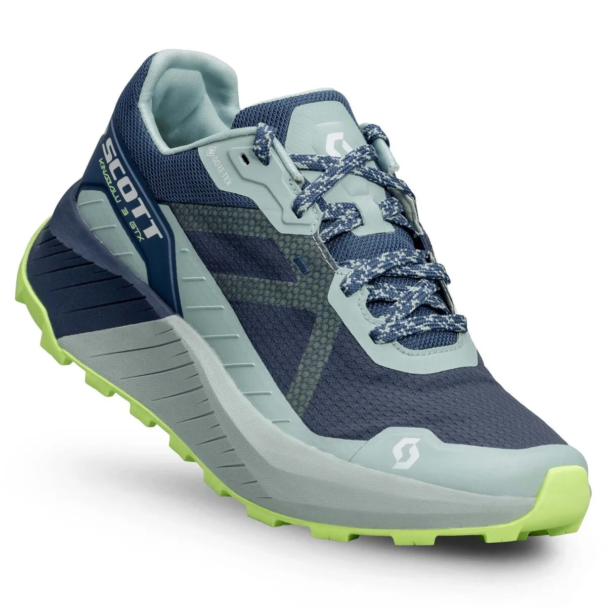 KINABALU 3 Gore-Tex Scott женские кроссовки для трейлраннинга, бирюзовый — фото 3