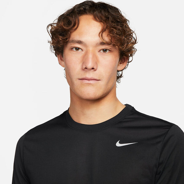 Футболка dri-fit fitness t-shirt asia sizing 'black' Nike, черный — фото 4