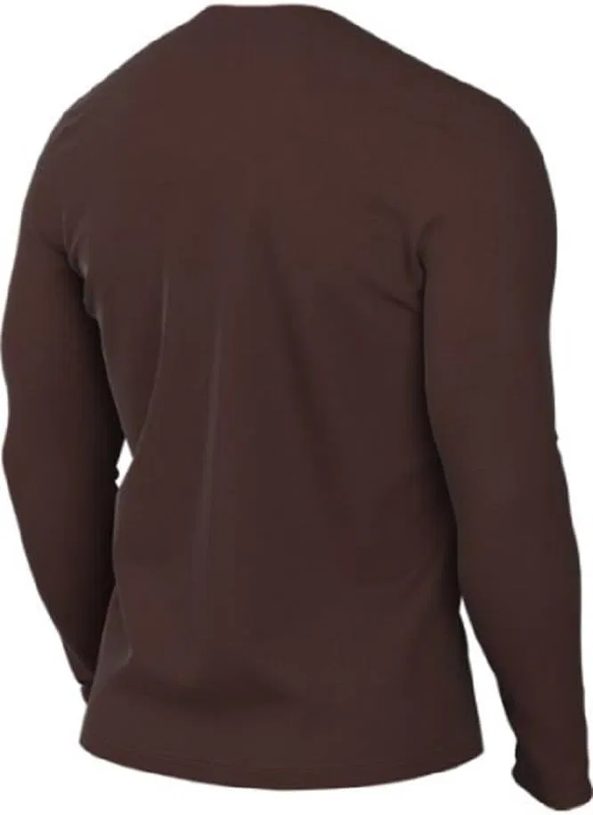 Футболка Nike Men's Legend LS Tee, коричневый — фото 2