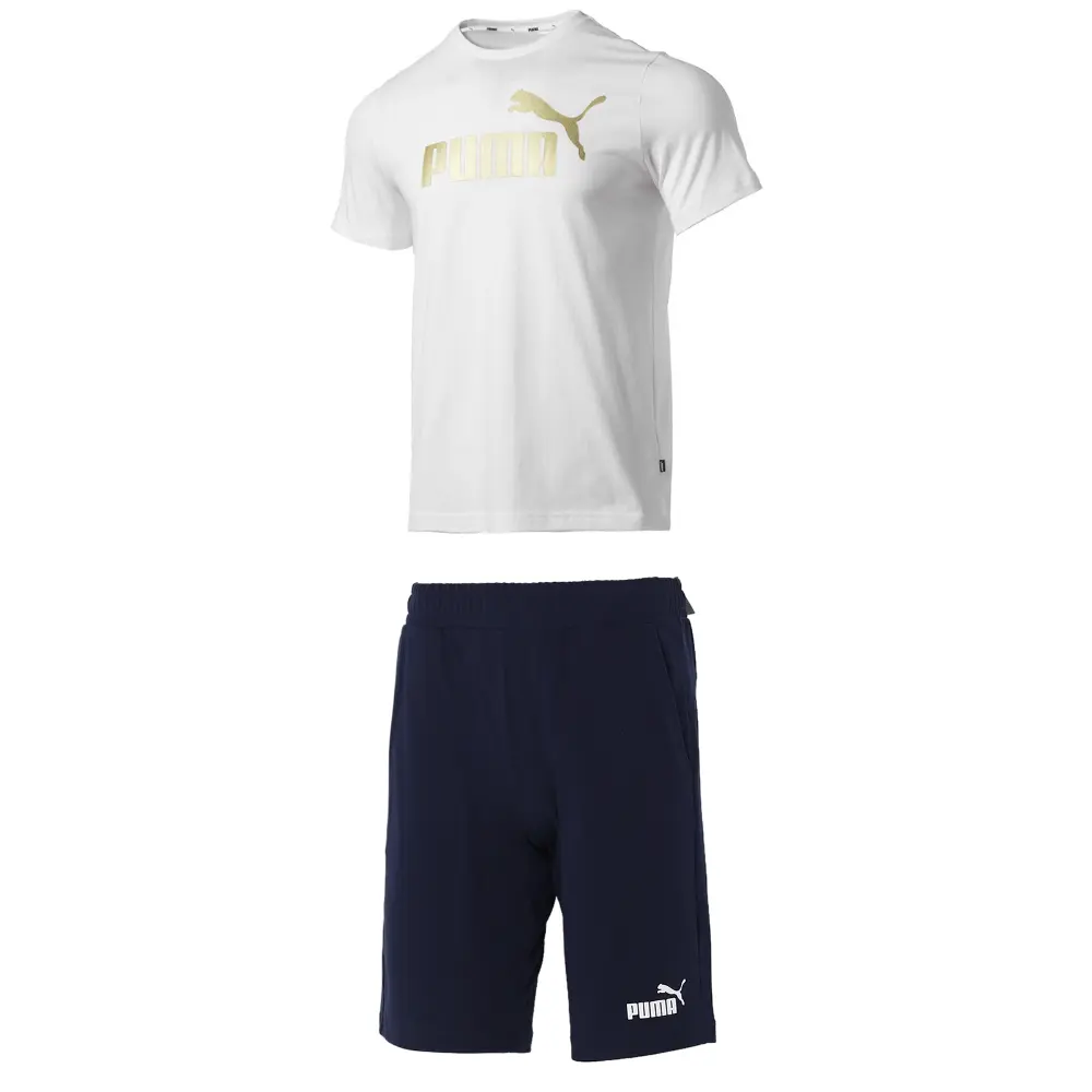 

Повседневная спортивная одежда для мужчин белого и синего цвета Puma, синий