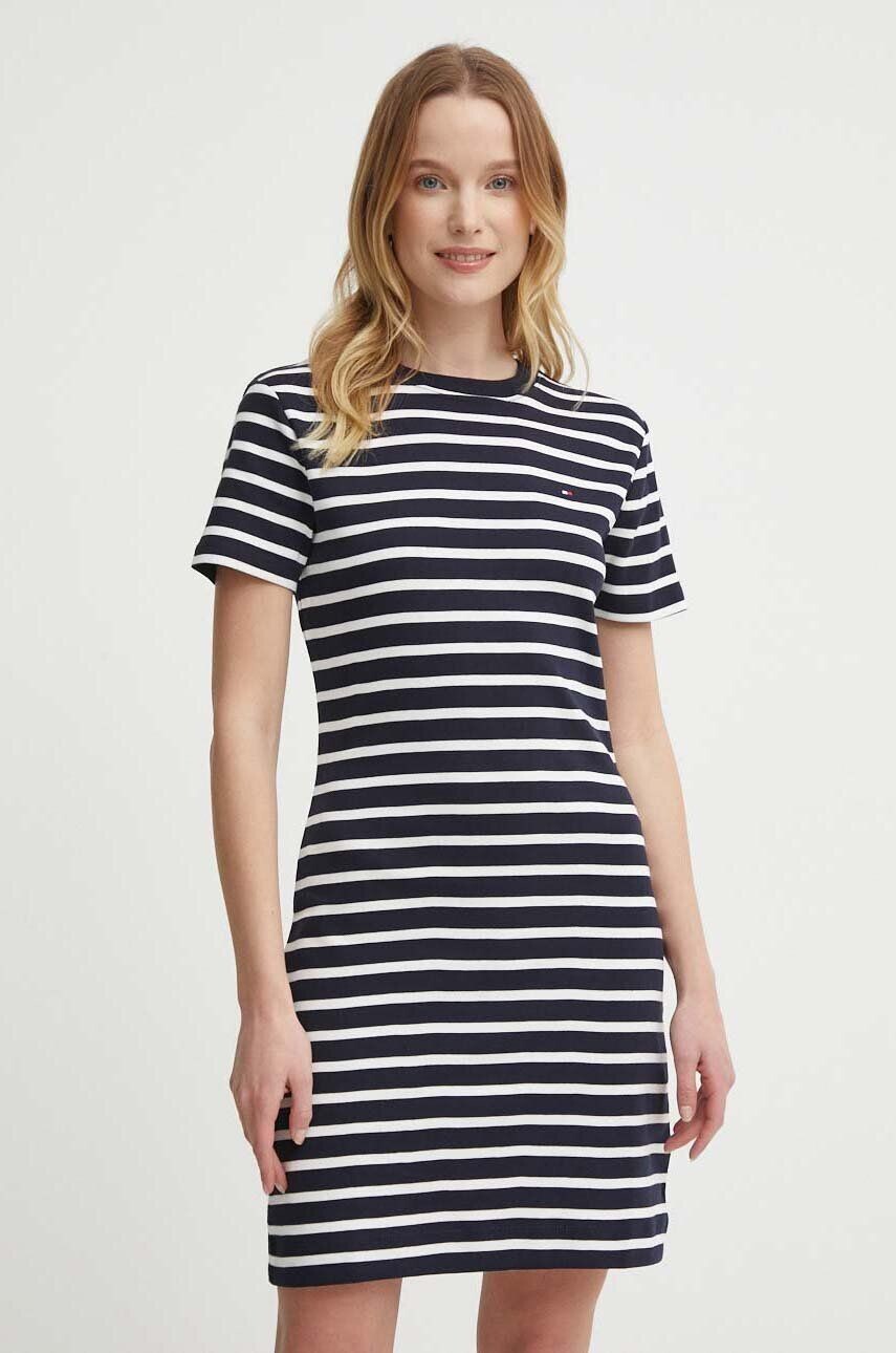 

Хлопковое платье Tommy Hilfiger, темно-синий