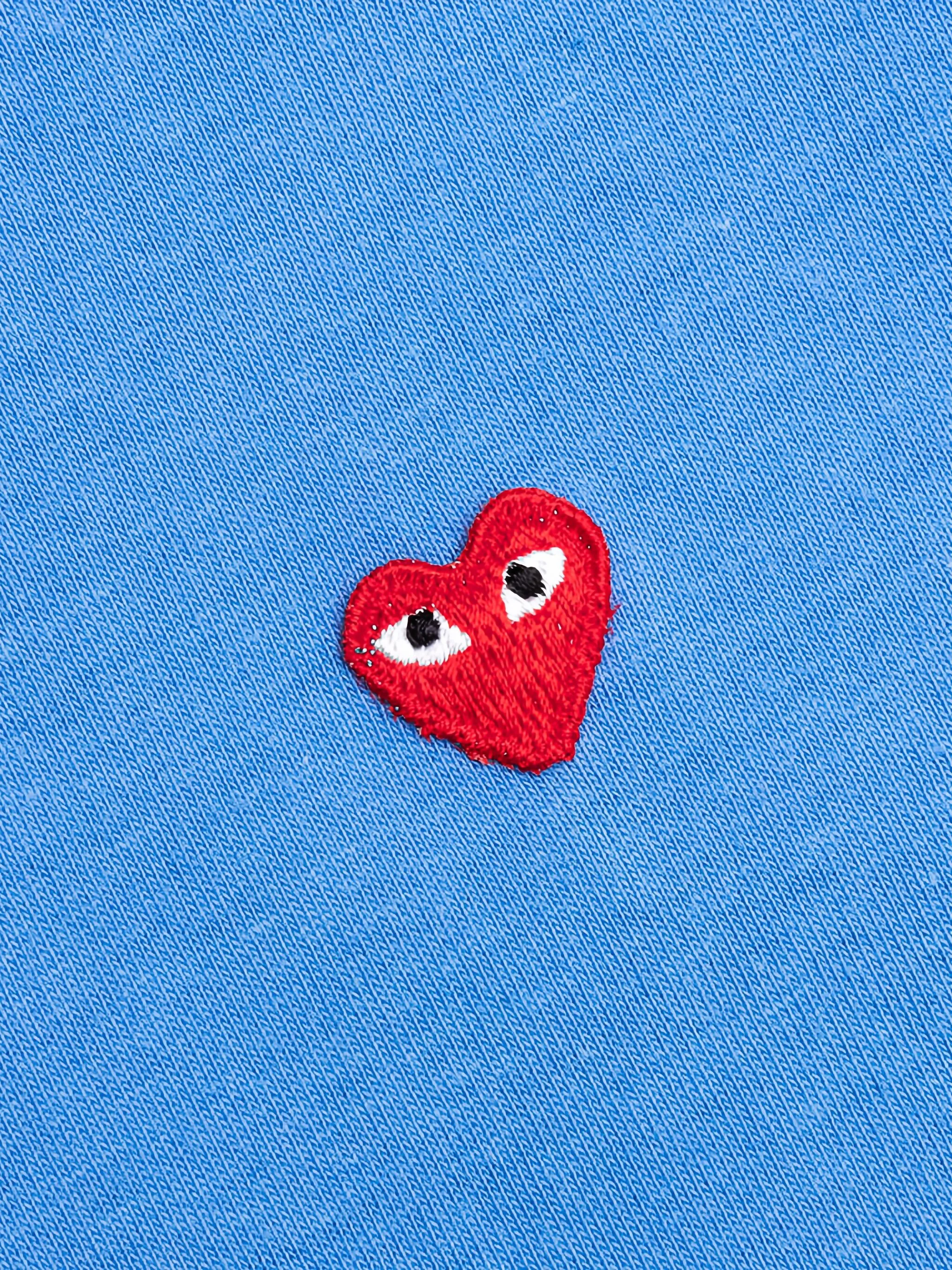 Футболка с длинными рукавами Comme Des Garçons Play, синий — фото 4