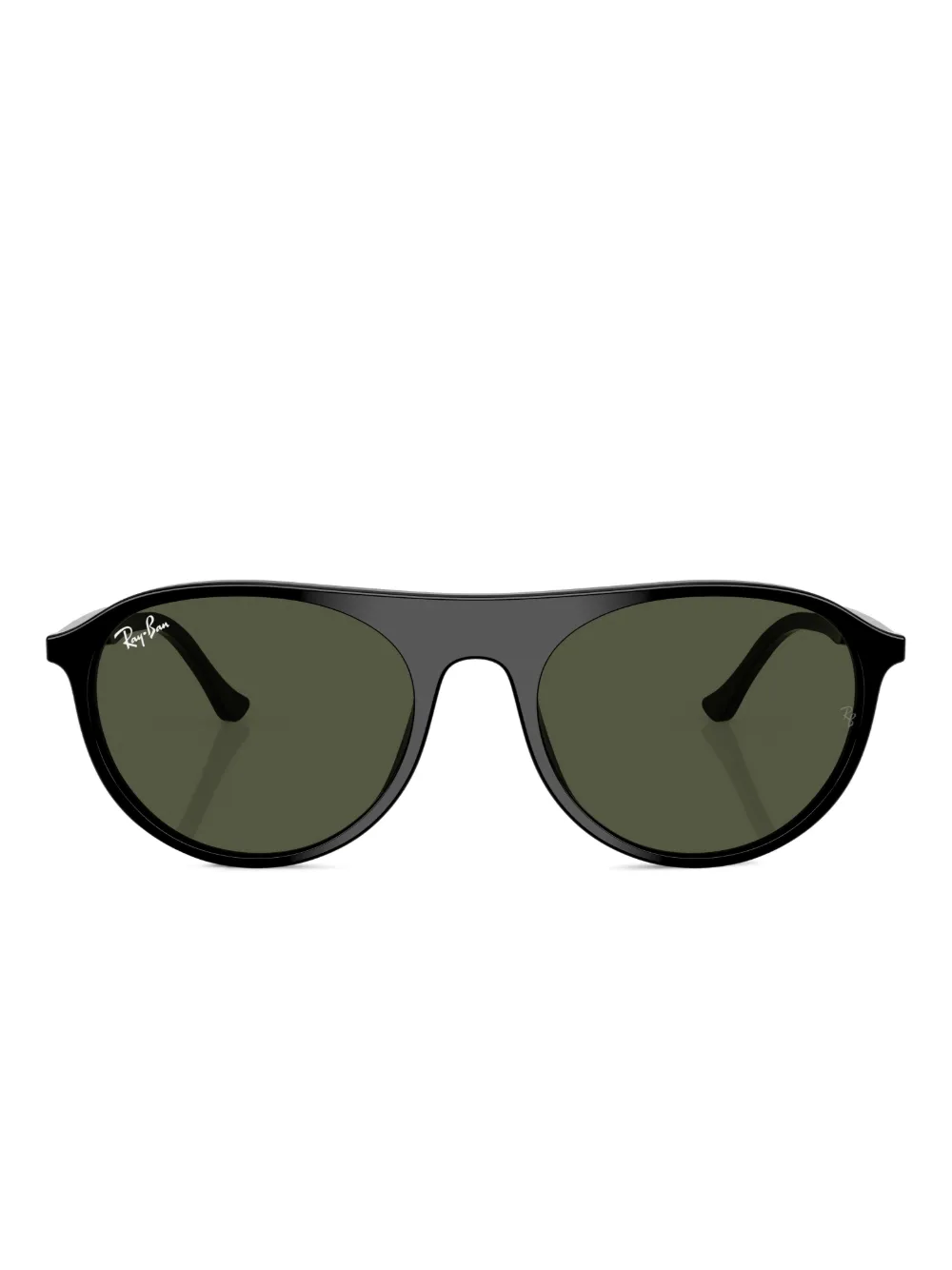 

Солнцезащитные очки в круглой оправе Ray-Ban, черный