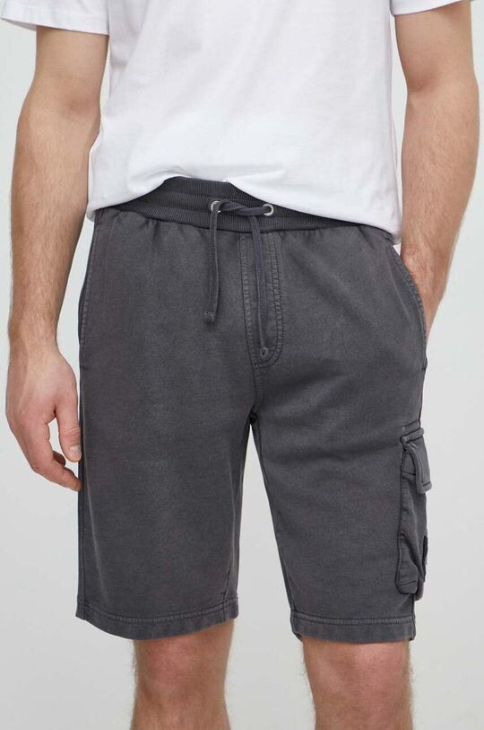 

Хлопковые шорты Calvin Klein Jeans, серый