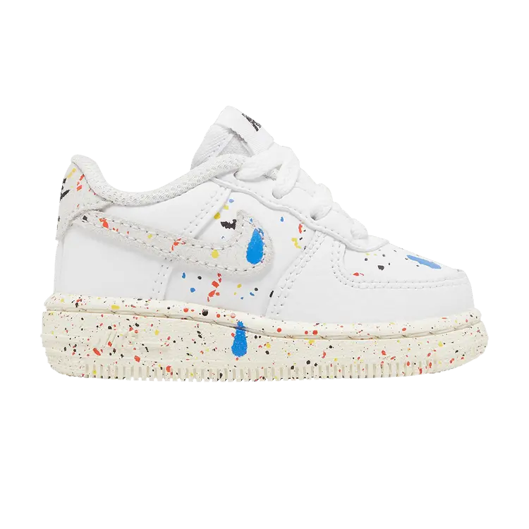 

Кроссовки Nike Force 1 LV8 3 TD 'Paint Splatter - White', белый