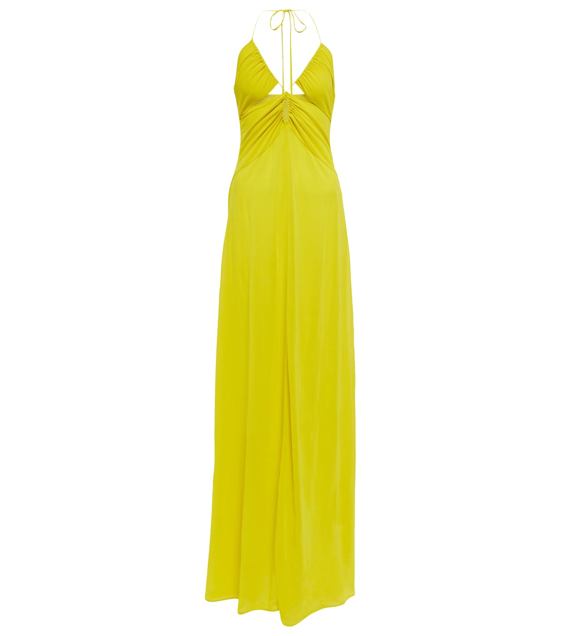 

Платье макси из джерси с вырезом на шее Etro, Giallo