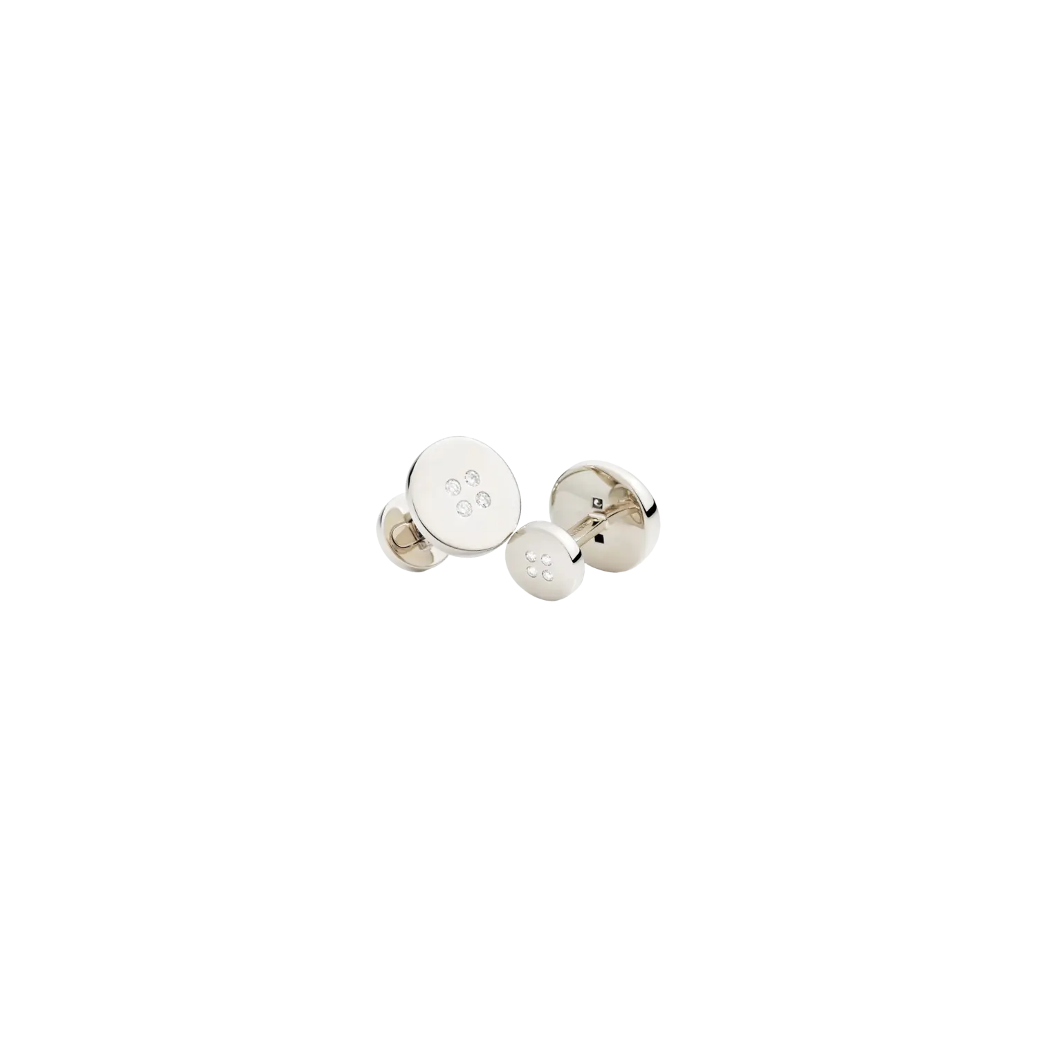 

Запонки Vhernier Atelier из 18-каратного белого золота с бриллиантами