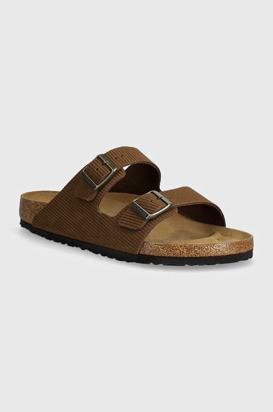 

Замшевые шлепанцы Arizona Birkenstock, коричневый