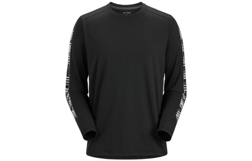 

Мужская футболка Cormac с длинным рукавом и логотипом Cormac Arcteryx, Stone Gray Green/Habitat