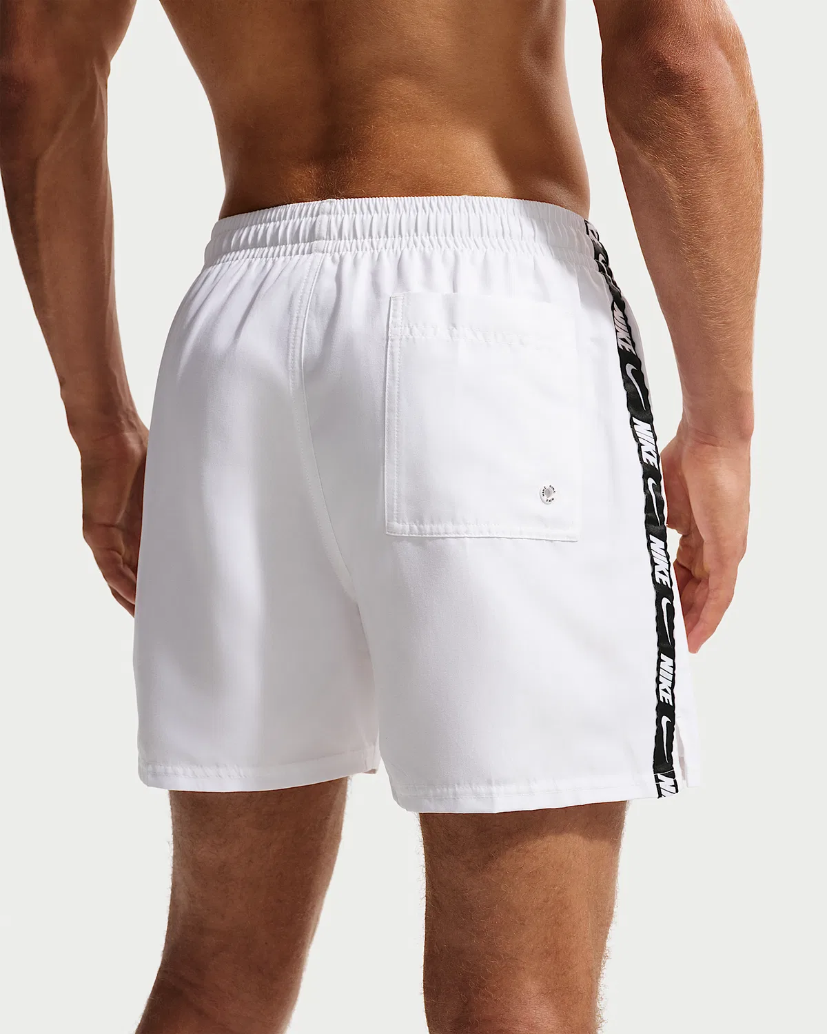 Мужские плавательные шорты Nike Swim Breaker 5" с подкладкой, White — фото 3