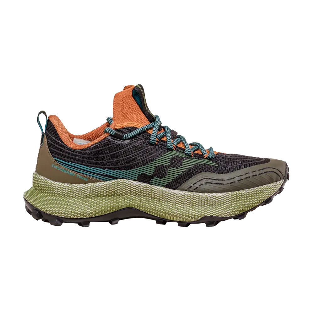 

Кроссовки Endorphin Trail Saucony, зеленый