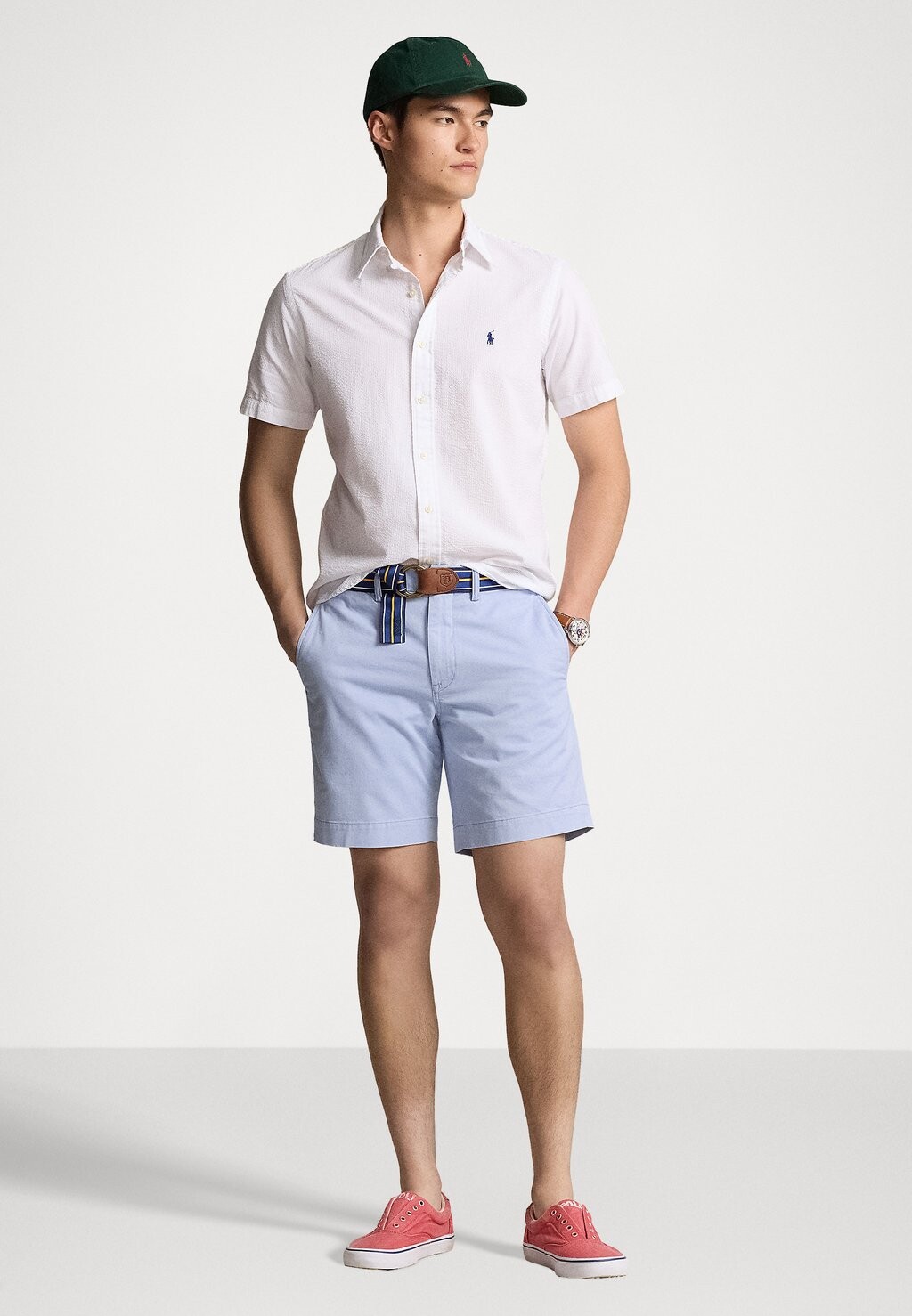 

Шорты STRETCH STRAIGHT FIT CHINO SHORT Ralph Lauren, светло-голубой