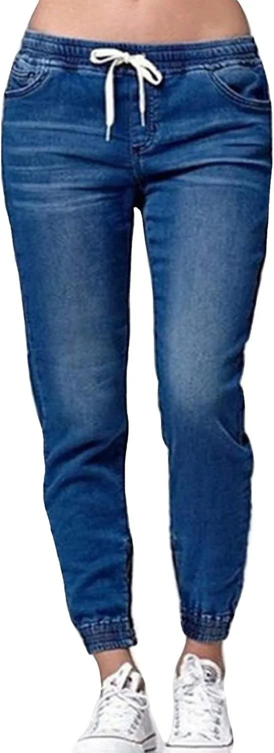 

Женские джинсовые джоггеры с кулиской Legou