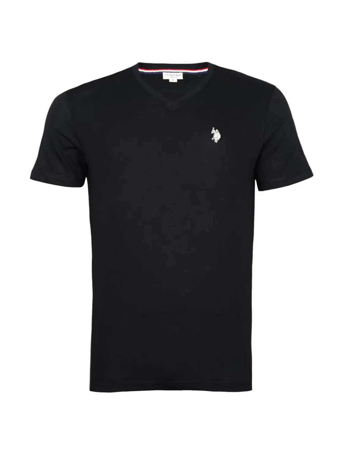 Футболка U.S. POLO ASSN., черно-белая — фото 2