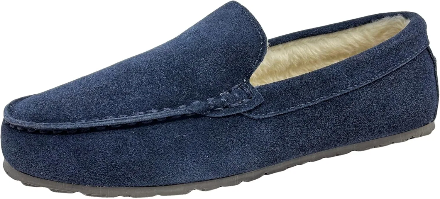 Тапочки с мехом Clarks, Navy