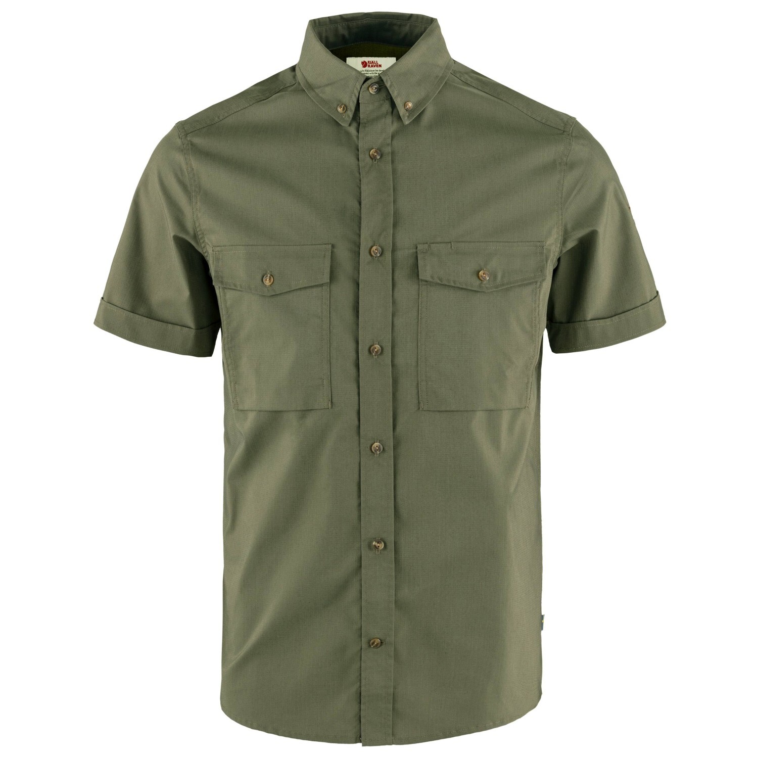 

Рубашка Fjällräven Övik Air Stretch S/S Shirt, цвет Laurel Green