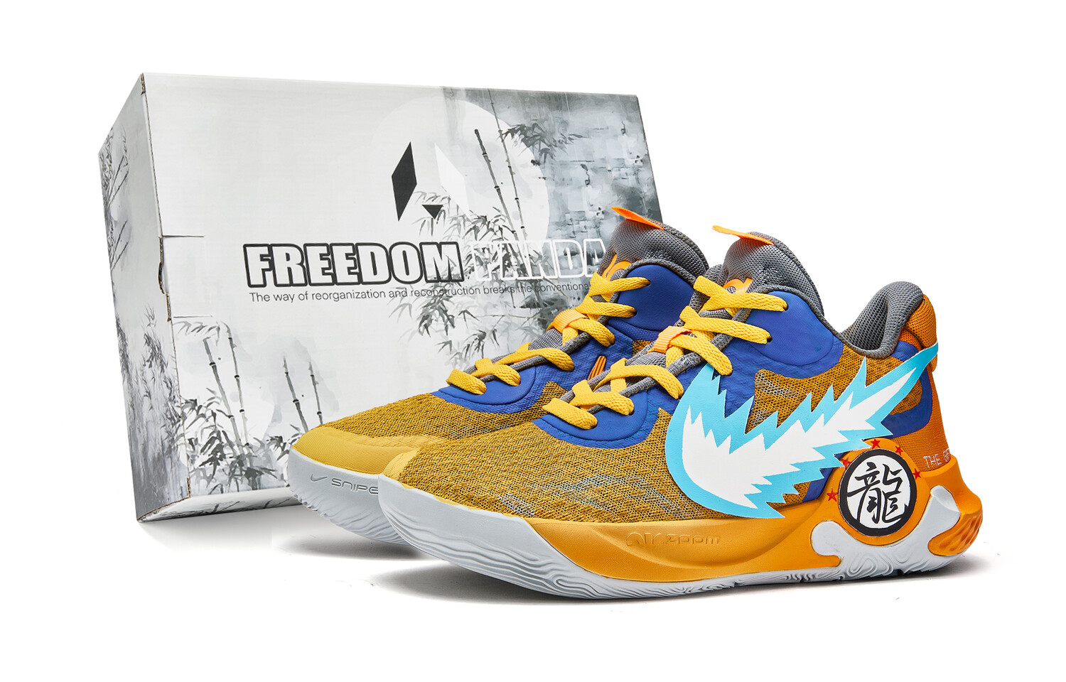 

Баскетбольные кроссовки KD Trey 5 унисекс среднего размера, оранжевые/синие Nike