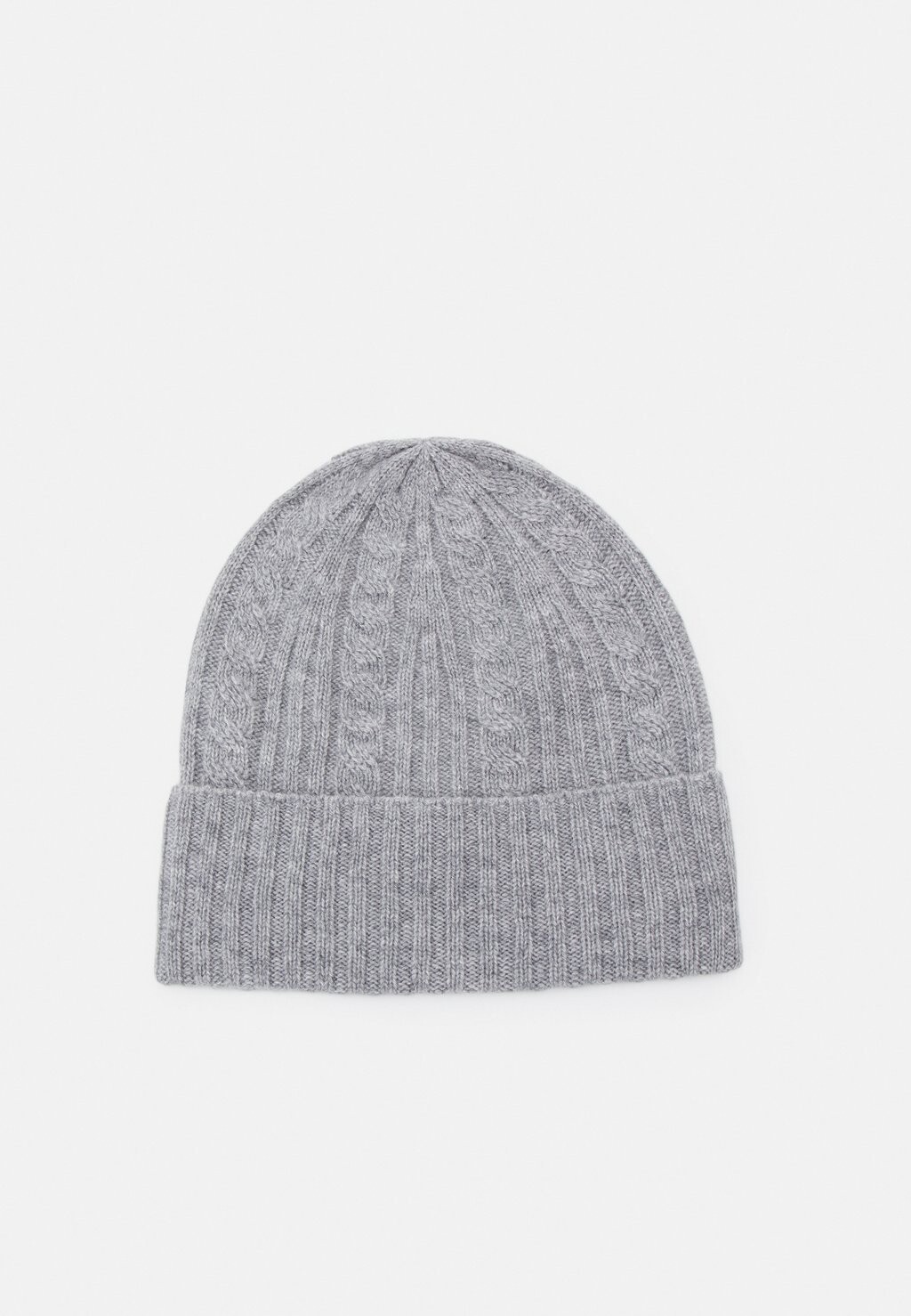 

Шапка CABLE BEANIE Johnstons of Elgin, светло-серый