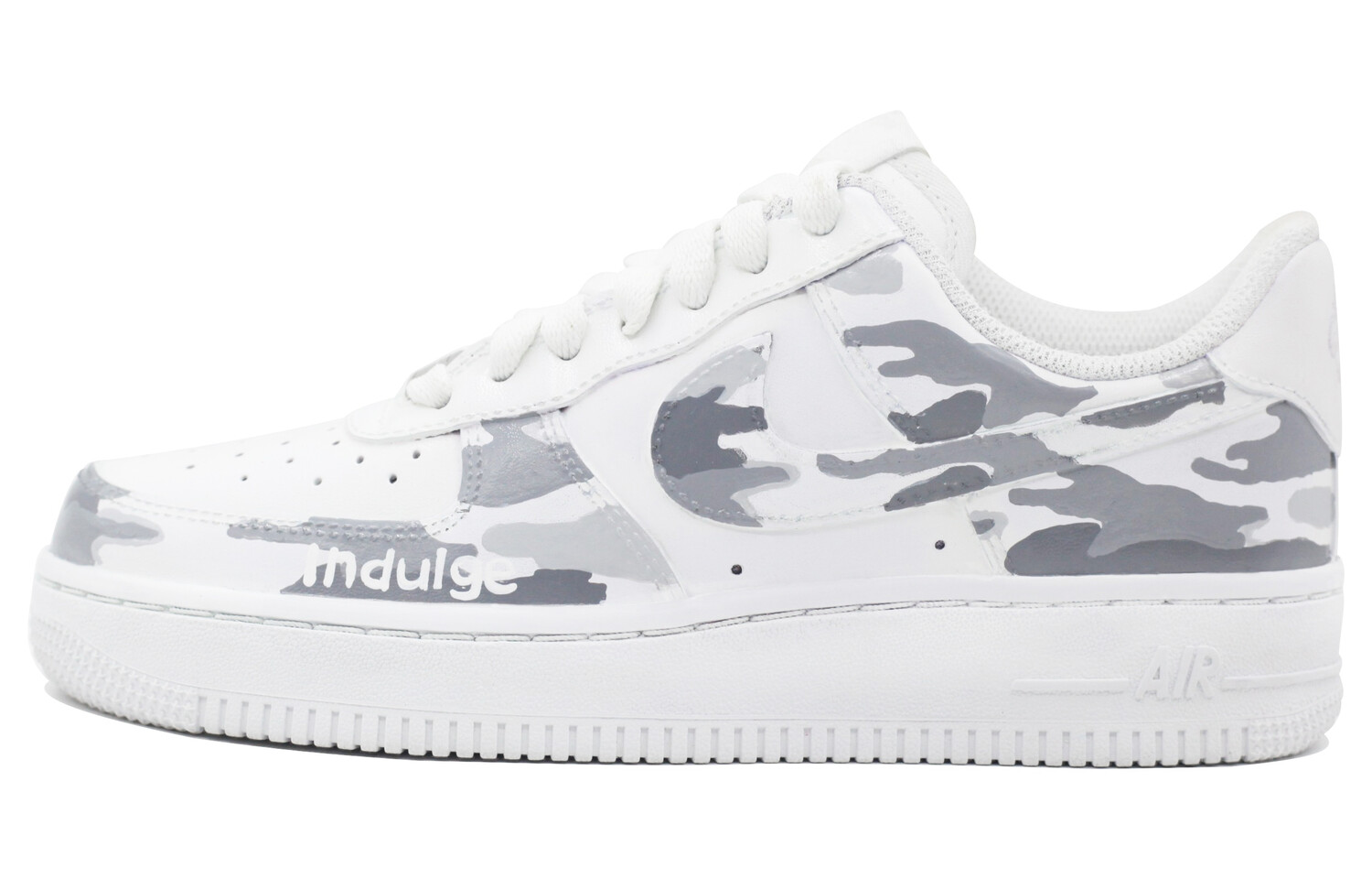 

Кроссовки Nike Air Force 1 Skateboard Shoes Men Low-Top Gray White