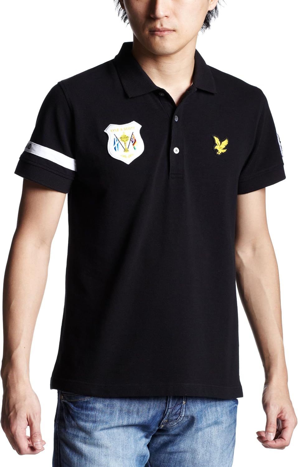 

Рубашка-поло Lyle and Scott Archive Lyle & Scott, черный