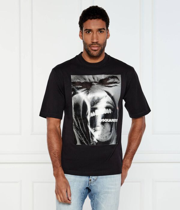 

Футболки Loose fit Dsquared2, черный