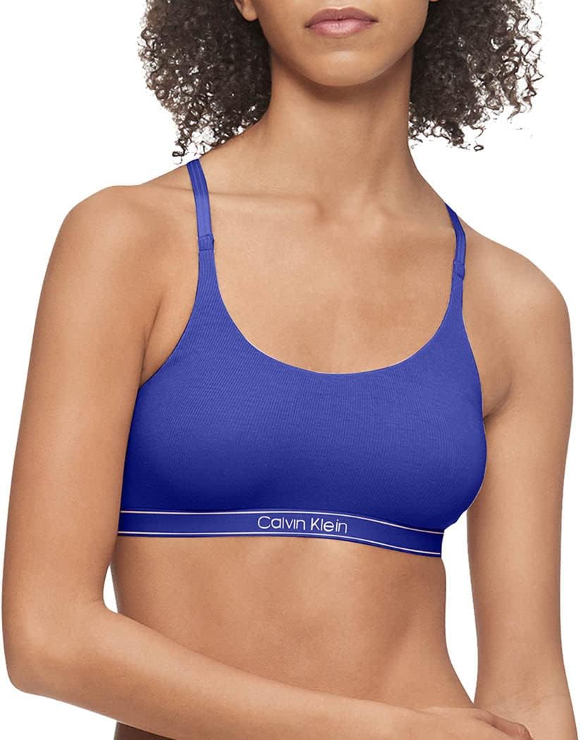

Женский бюстгальтер-бралетт Calvin Klein Pure Ribbed Natural Lift Unline, Purple Parade