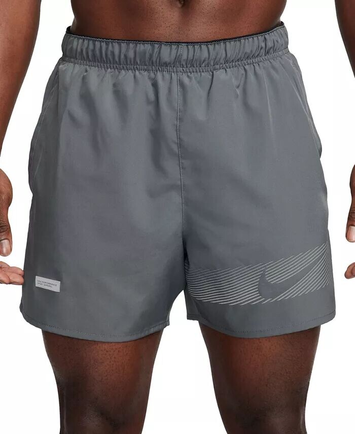 

Мужские беговые шорты Challenger Flash Dri-FIT 5 дюймов Nike, серый