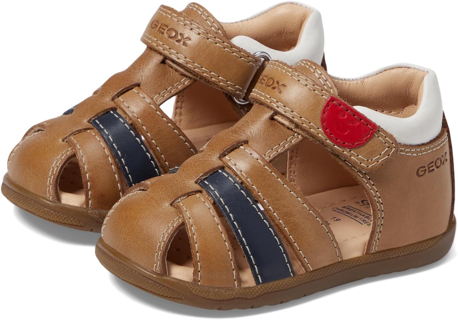 

Сандалии Geox Kids Macchia Sandal 1, цвет Caramel